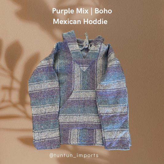 Purple Mix | Boho Mexican Hoodie